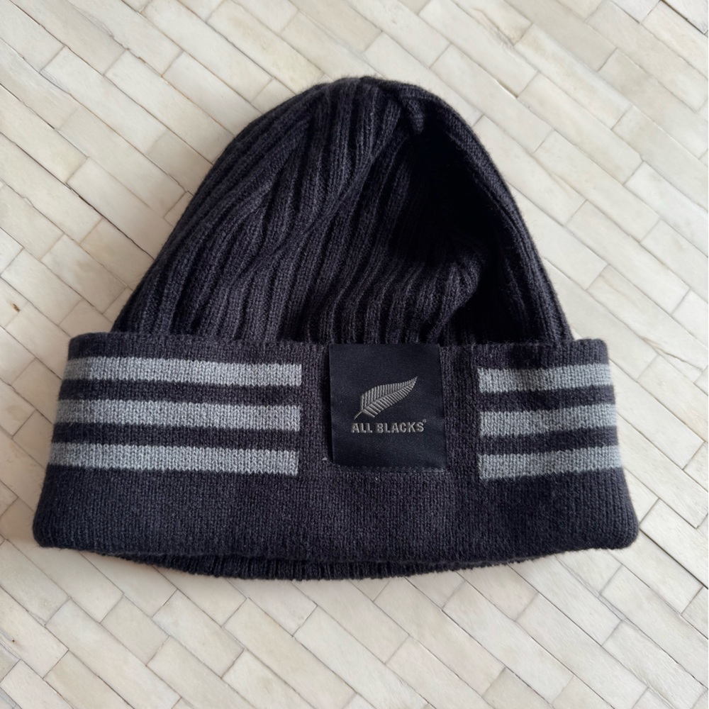 Adidas Black and Gray Beanie